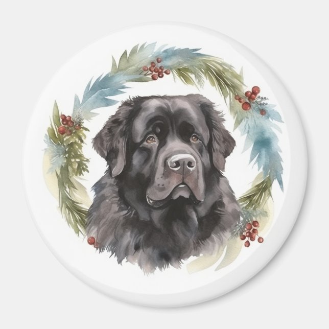 Imán Navidades de Terranova escribieron un post festivo (Frente)