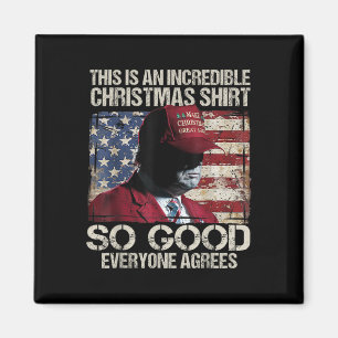 Imán Navidades de Trump Pajama Tan Bueno Que Todos Está