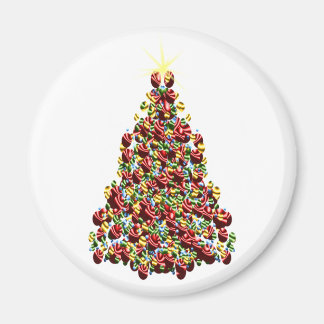 Imán Navidades de vacaciones Árbol de invierno decorado