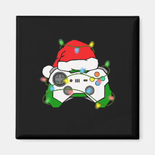 Imán Navidades de videojuegos Gaming Santa Hat Control
