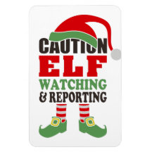 Navidades de WATCHING ELF con precaución divertida