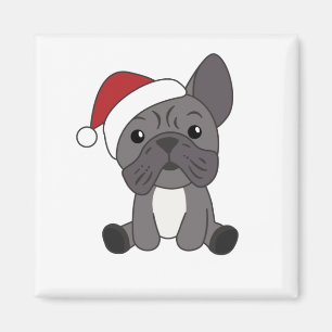 Imán Navidades del Bulldog francés niegan animales de i