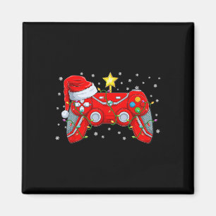 Imán Navidades del controlador de videojuegos Santa Hat