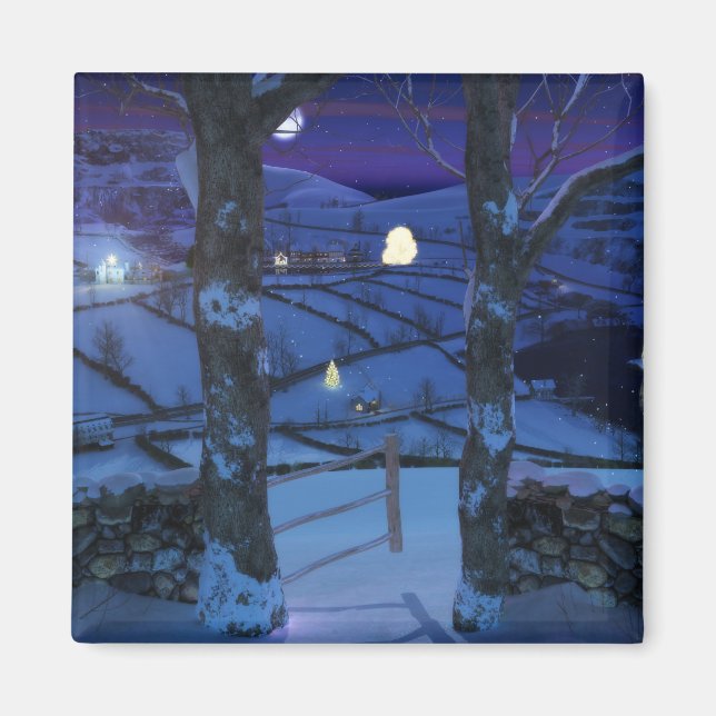 Imán Navidades del Glen Magnet (Frente)