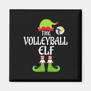 Imán Navidades del grupo familiar de voleibol Elf Mateo