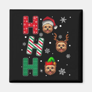 Imán Navidades del Ho Ho Ho Ho Ho Cairn Terrier Lover