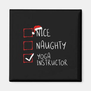Imán Navidades del instructor de yoga de Niza