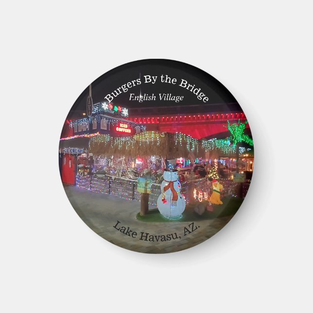 Imán Navidades del lago Havasu (Frente)