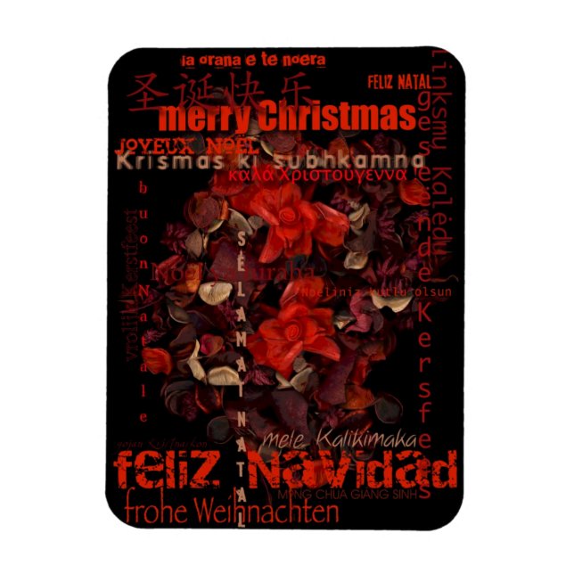 Imán Navidades del mundo de Potpourri Navidad Noel P Ma (Vertical)