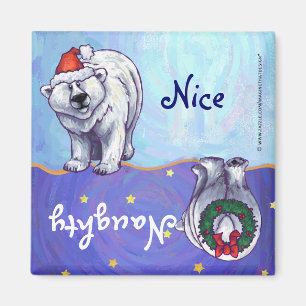 Imán Navidades del oso polar
