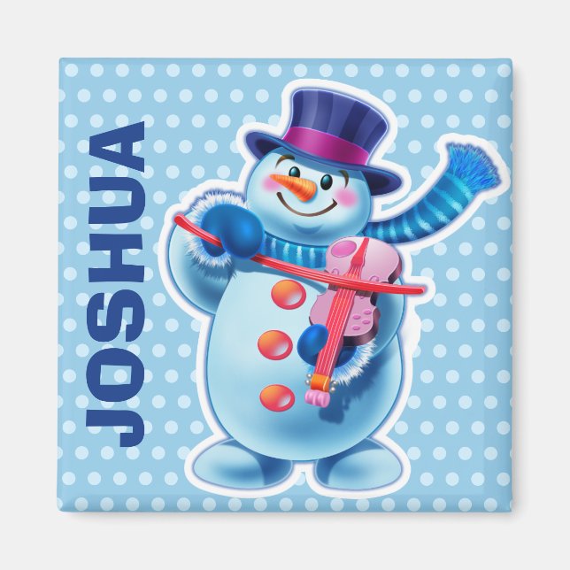 Imán Navidades del personalizado Magnet personajes de S (Frente)