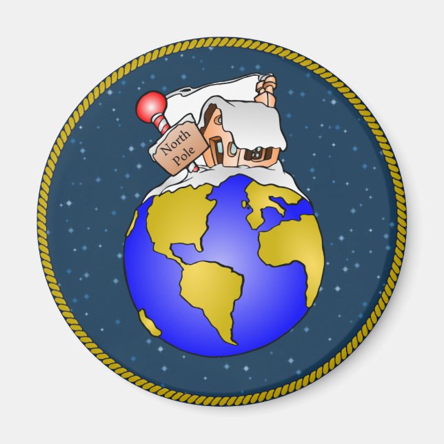 Imán Navidades del Polo Norte (Frente)