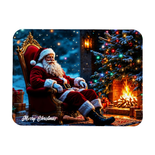 Imán Navidades del Polo Norte de Santa Lucía Fantasma (Horizontal)