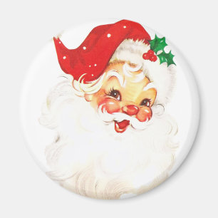Imán Navidades del Viejo Retro Jolly Papá Noel