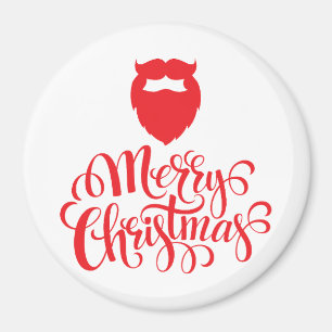 Imán Navidades diseñan barba Santa