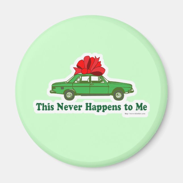 Imán Navidades divertidos de Big Gift (Frente)