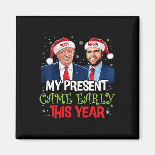 Imán Navidades divertidos de Trump llegaron a comienzos