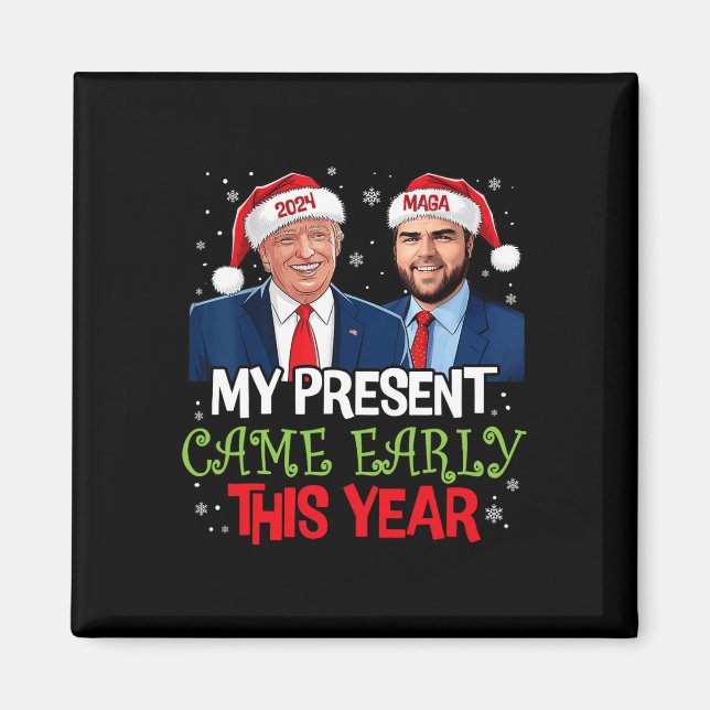 Imán Navidades divertidos de Trump llegaron a comienzos (Frente)