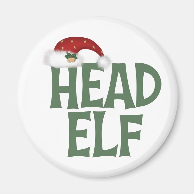 Imán Navidades divertidos Elf Magnet (Frente)