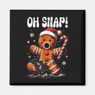 Imán Navidades divertidos Gingerbread Man Oh Snap Set P