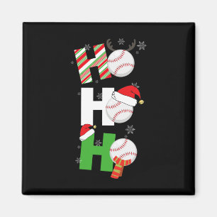 Imán Navidades divertidos jugador de pijamas de béisbol