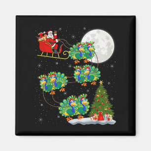 Imán Navidades divertidos y mágicos de Pea Santa Sleigh