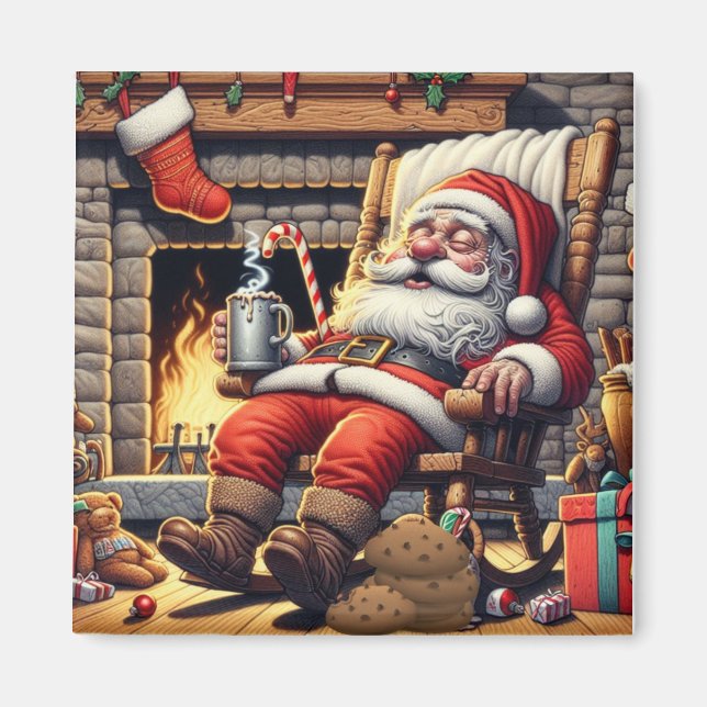 Imán Navidades durmientes de Santa María (Frente)