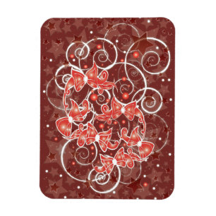 Imán Navidades elegantes y bonitos arcos y estrellas