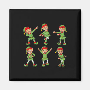 Imán Navidades Elf bailarines Chicas del Desafío de Bai