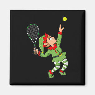 Imán Navidades Elf Tennis Fun Boys Chicas Adolescentes 
