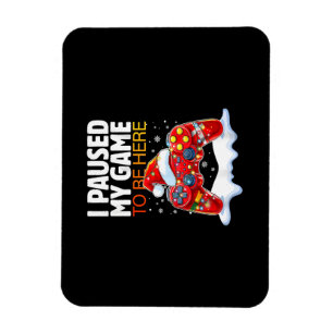 Imán Navidades En El Que Detuve Mi Juego Para Estar Aqu