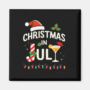 Imán Navidades En Julio Con Candy Cane Para La Playa De