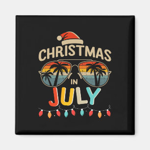 Imán Navidades En Julio Con Sombrillas Vintage Para El 