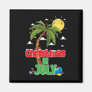 Imán Navidades En Julio Verano Vacation Beach Navidad H