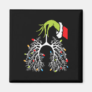 Imán Navidades Enfermera Lung Xmas Luces Divertidas Pul