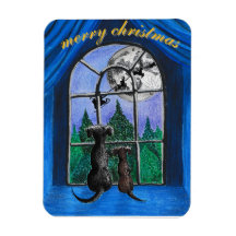 navidades "esperando a santa" perros espinosos