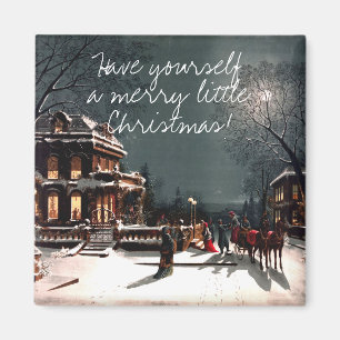 Imán Navidades Eve 1880