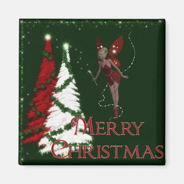 Imán Navidades Faerie 3 - Feliz Navidad (Frente)