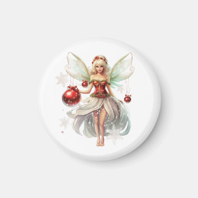 Imán Navidades fairy Ornament (Frente)