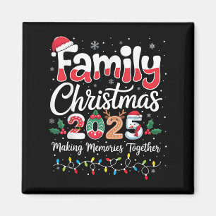 Imán Navidades Familiares 2025 Ropa De Acordancia Xmas