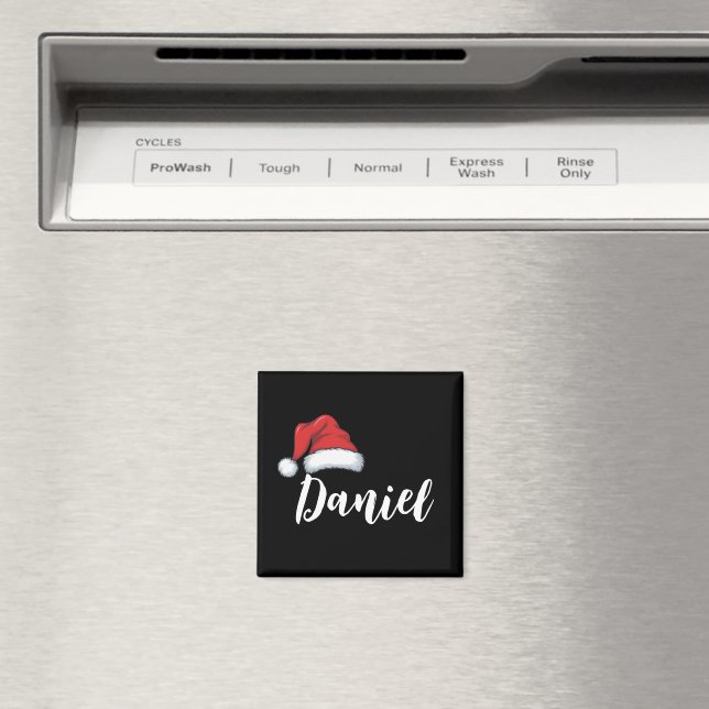 Imán Navidades familiares coincidentes Nombre personali (In situ (lavavajillas))
