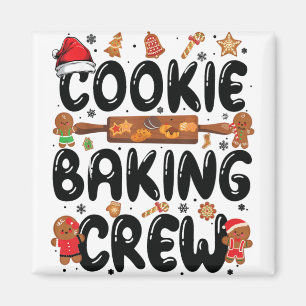 Imán Navidades familiares de Cookie Baking Gingerbread 