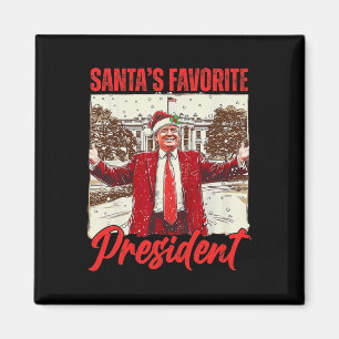 Imán Navidades favoritos de Santa Claus Trump 2024