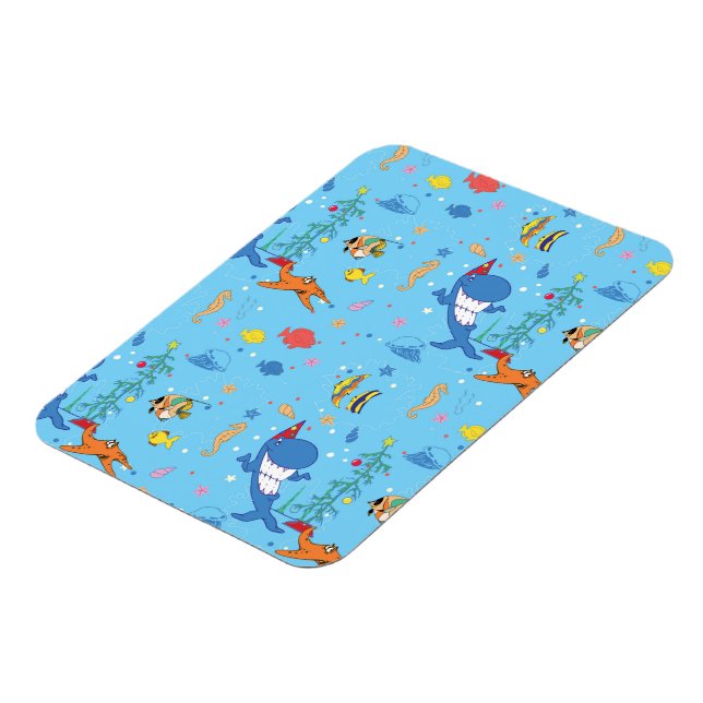 Imán Navidades felices tiburón (Lado Izquierdo)