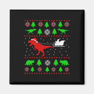 Imán Navidades Feo De Dinosaurios Para Niños Adultos