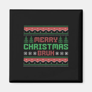 Imán Navidades feos sudan divertida Feliz Navidad Bruto
