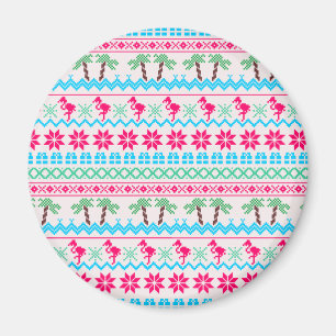 Imán Navidades feos sudan flamenco tropical