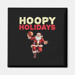 Imán Navidades festivos Baloncesto Santa 2