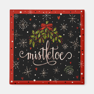 Imán Navidades festivos de mistletoe inespiritualidad f