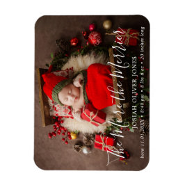 Imán Navidades fotográficos escuetos anuncio de nacimie